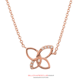 All of the VS diamonds are hand-set by a master diamond setter in the highest quality craftsmanship. This piece is made of solid gold. Our handcrafted Butterfly Diamond Necklace contain famous designs seen on various entertainers and celebrities around the world.