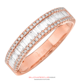 All of the VS diamonds are hand-set by a master diamond setter in the highest quality craftsmanship. This piece is made of solid gold. Our handcrafted Gold Diamond Ring contain famous designs seen on various entertainers and celebrities around the world.