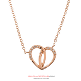 All of the VS diamonds are hand-set by a master diamond setter in the highest quality craftsmanship. This piece is made of solid gold. Our handcrafted Gold Heart Diamond Necklace contain famous designs seen on various entertainers and celebrities around the world.