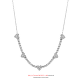 All of the VS diamonds are hand-set by a master diamond setter in the highest quality craftsmanship. This piece is made of solid gold. Our handcrafted Diamond Tennis Chain Necklace contain famous designs seen on various entertainers and celebrities around the world.