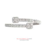 All of the VS diamonds are hand-set by a master diamond setter in the highest quality craftsmanship. This piece is made of solid gold. Our handcrafted Baguette Bangle Bracelet With Diamonds contain famous designs seen on various entertainers and celebrities around the world. We produce all Baguette Bangle Bracelet With Diamonds in-house, and our customers have the ability to choose from white, rose & yellow gold.