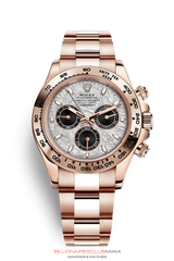 "Synonymous with excellence and reliability, Rolex watches are designed for everyday wear, and depending on the model, perfectly suited for a wide range of sports and other activities. Built to last, these timepieces are characterized by their distinctive and timeless aesthetics. The Oyster Perpetual Cosmograph Daytona is designed for those with a passion for driving and speed." Rolex