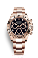 "Synonymous with excellence and reliability, Rolex watches are designed for everyday wear, and depending on the model, perfectly suited for a wide range of sports and other activities. Built to last, these timepieces are characterized by their distinctive and timeless aesthetics. The Oyster Perpetual Cosmograph Daytona is designed for those with a passion for driving and speed." Rolex